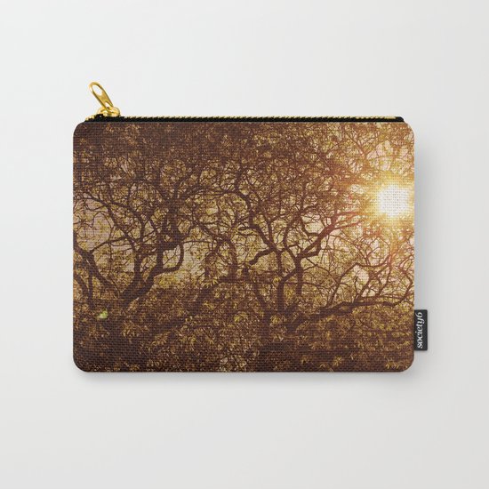 Shining through the trees Carry-All Pouch