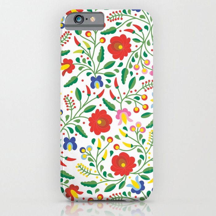 Hungarian Matyo Embroidery iPhone Case