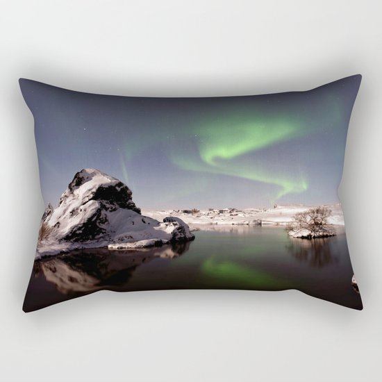 Iceland in Winter Rectangular Pillow