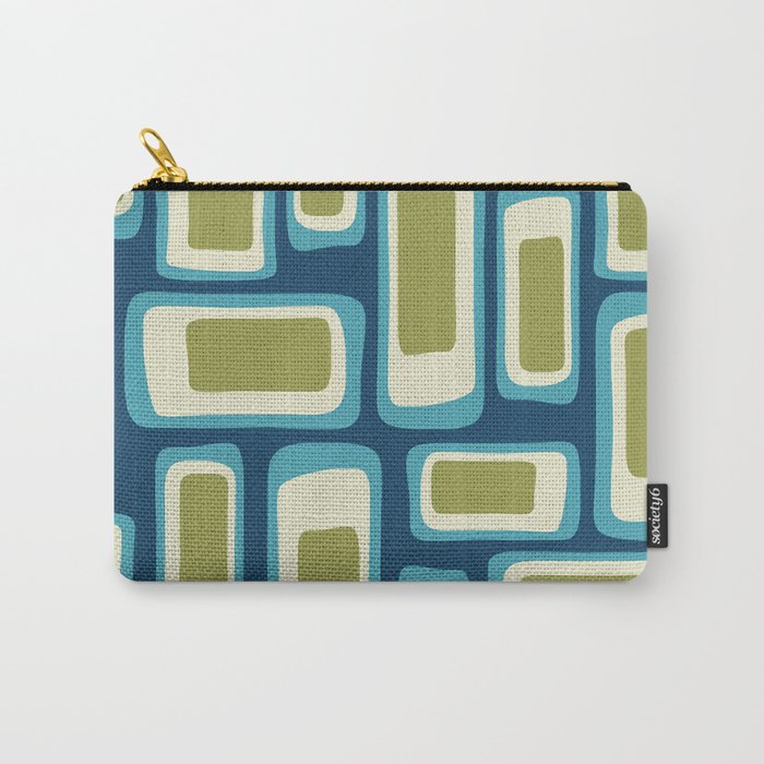 Mid Century Modern Abstract Composition 858 Carry-All Pouch