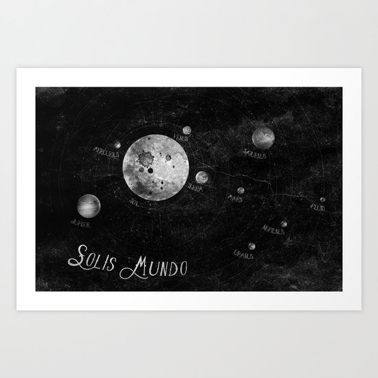 Solis Mundo I Art Print
