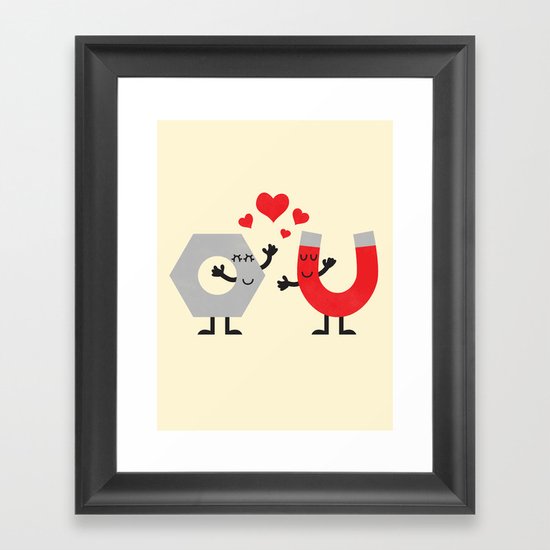 Attraction Framed Art Print