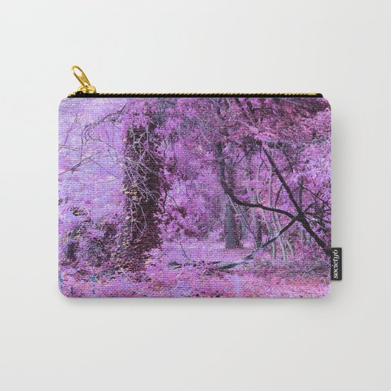 Fantasy Tree Landscape: Orchid Pink Purple Carry-All Pouch