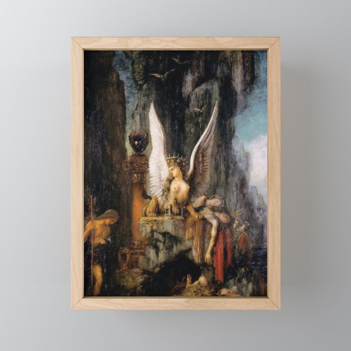 The Sphinx - Gustave Moreau Framed Mini Art Print