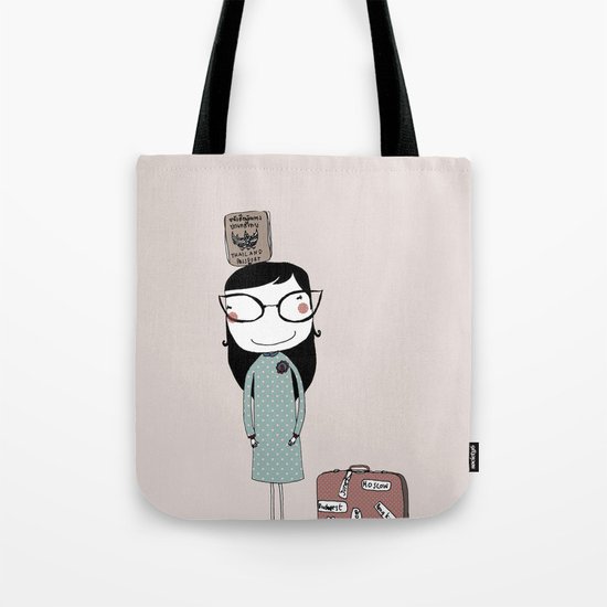Keep Calm and Travel On Tote Bag