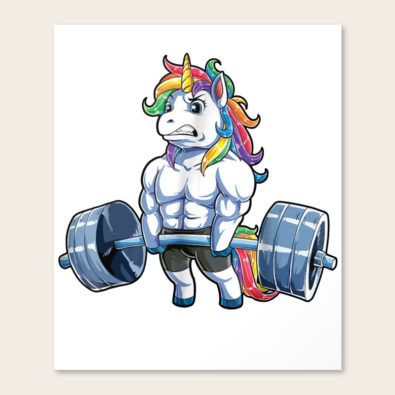 Unicorn weightlifting shirt clearance