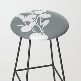 Abstract Plant In Vase Bar Stool
