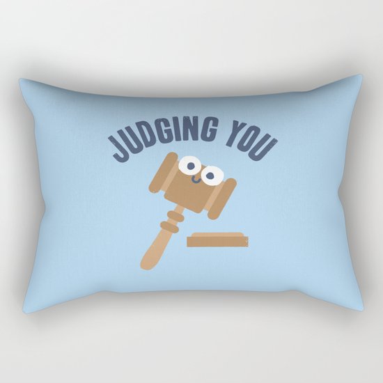 Held In Contempt Rectangular Pillow