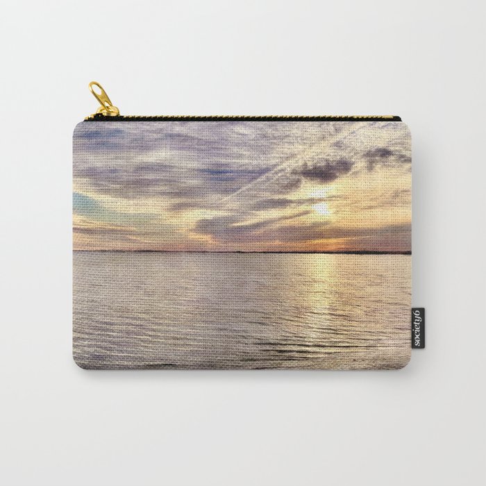 Wistful Sunset on the Bay Carry-All Pouch