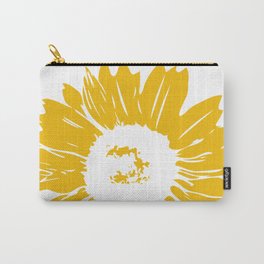 Sunflower Whimsical Bold Abstract Original Graphic Design Carry-All Pouch