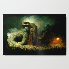 Quetzalcoatl, The Serpent God Cutting Board