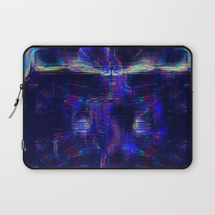 Abstract disco blue Laptop Sleeve