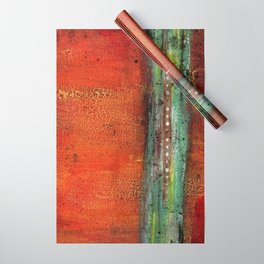 Abstract Copper Wrapping Paper