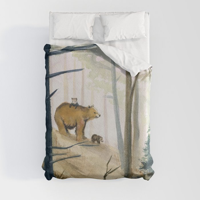 Bear Family 2 Duvet Cover