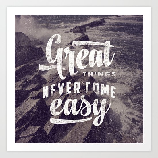 Great Things Art Print