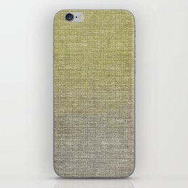 Rustic Farmhouse Country Cloth Yellow iPhone Skin