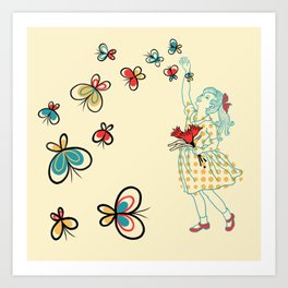 Butterfly Dance Art Print
