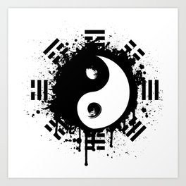 Yin Yang Art Print