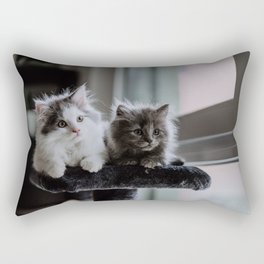 Two kitties Rectangular Pillow