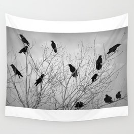 A Murder of Crows Wall Tapestry