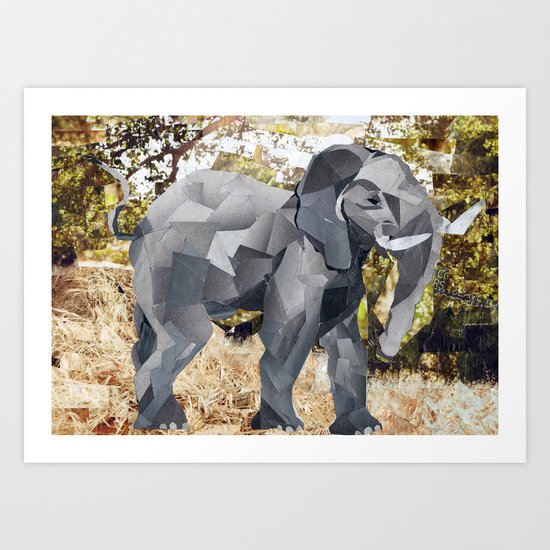 Elephant! Art Print