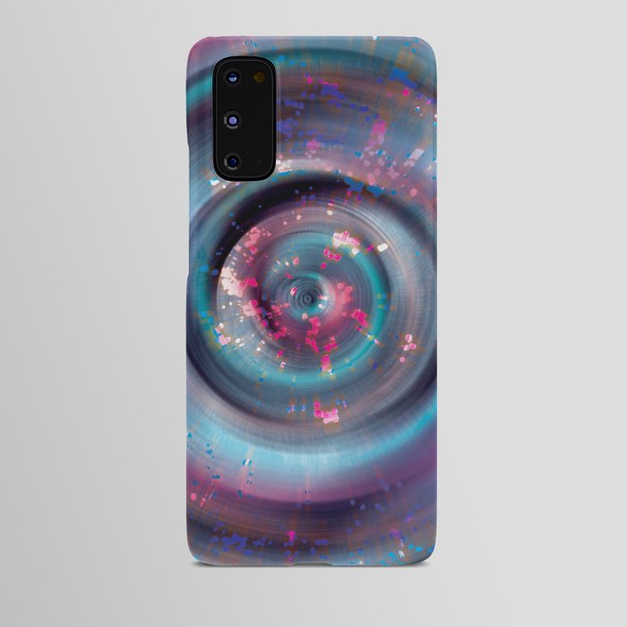 Color Sound-1 (blue pink metal abstract) Android Case