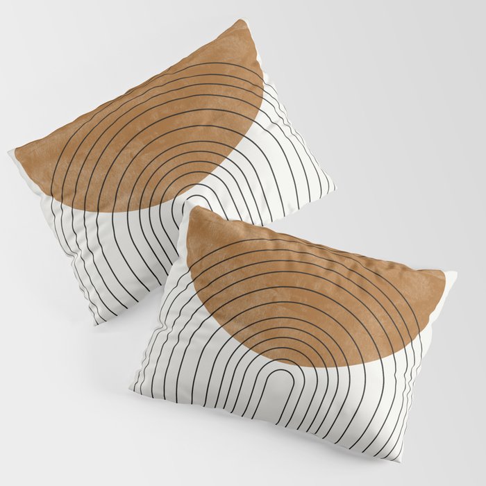 Abstract Flow / Recessed Framed  Pillow Sham