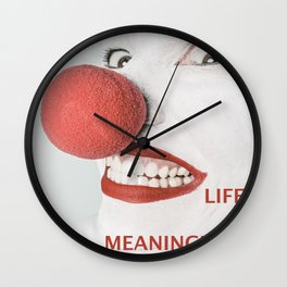 Meaning of life Wall Clock
