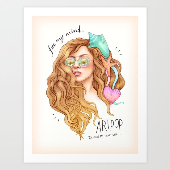 Free my mind, ARTPOP Art Print