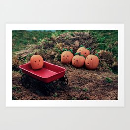 Pumpkin Patch Art Print