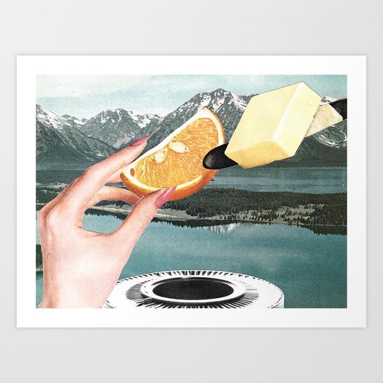 Let's Cut Corners And Run Circles Around Them Art Print