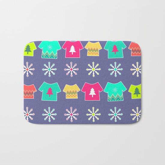 Christmas tees Bath Mat