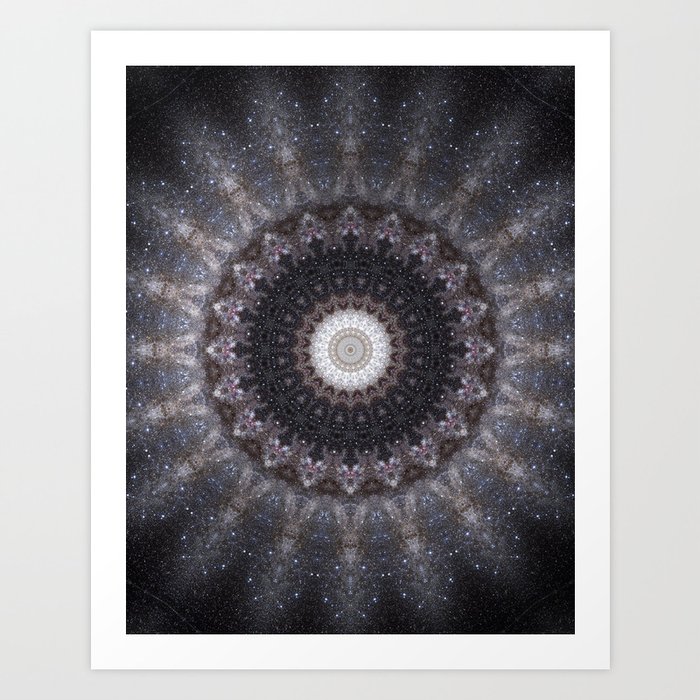 Suki (Space Mandala) Art Print
