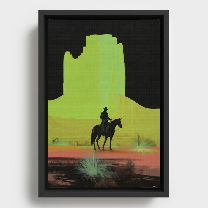 Neon West - S3 - 07 Framed Canvas