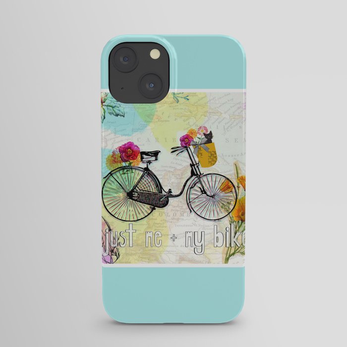 Just Me + My Bike iPhone Case