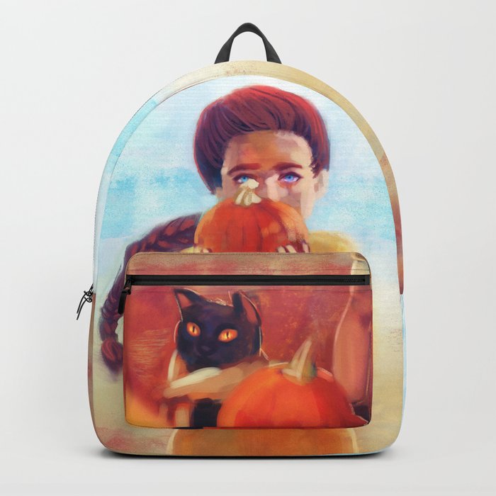 Pumpkin Girl - Autumn - Halloween Backpack