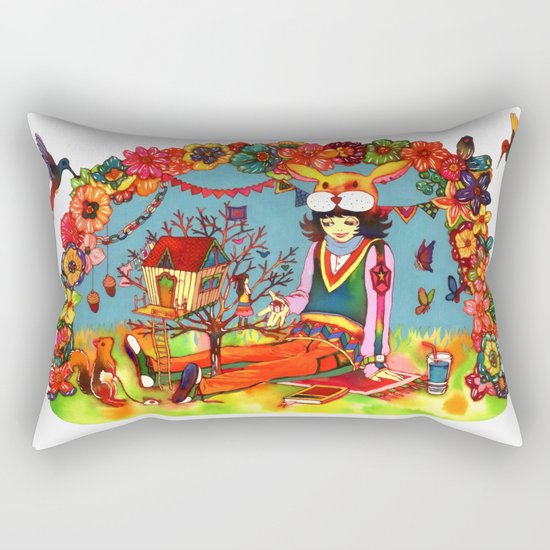 Hideaway Love Rectangular Pillow