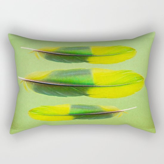 FEATHER FEATURE Rectangular Pillow