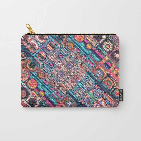 Colorful Circular Pattern Carry-All Pouch