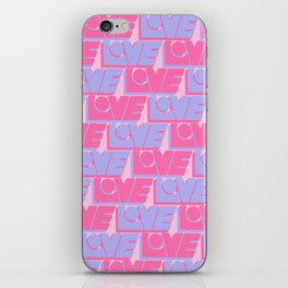 Love Love Love iPhone Skin