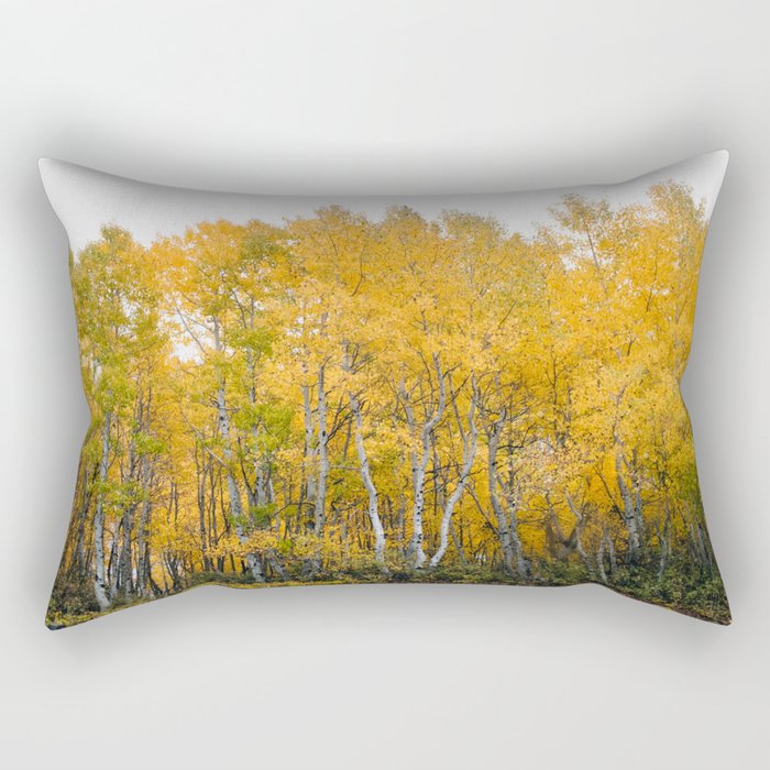 Fall Color in the Sierras Rectangular Pillow