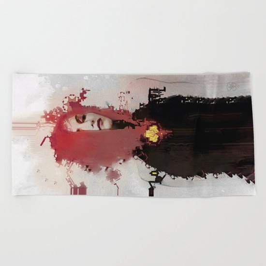 With regards; elaboration Beach Towel