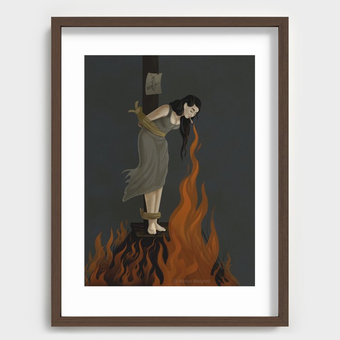 Stay cool, no matter what. Recessed Framed Print by Melgrati | Society6