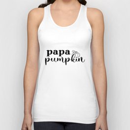 Papa Pumpkin Unisex Tank Top