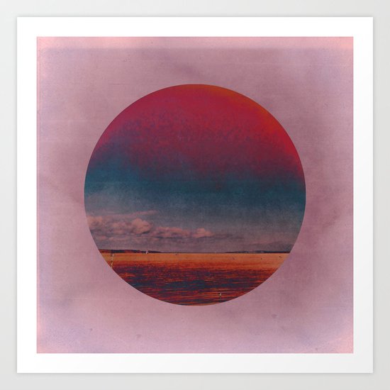 Coloring the Colour in the Sea Art Print