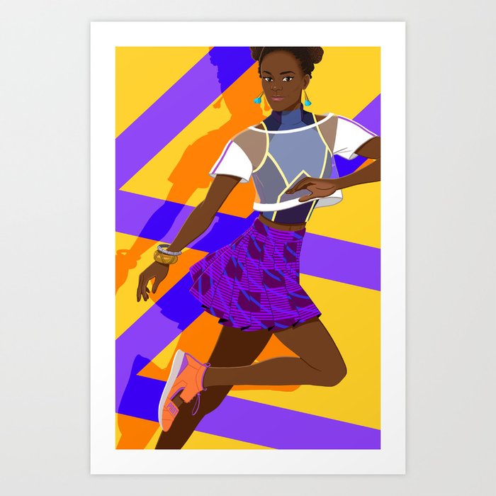 Girl Wonder Art Print