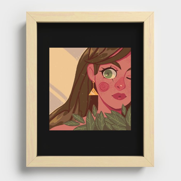 Girl Recessed Framed Print