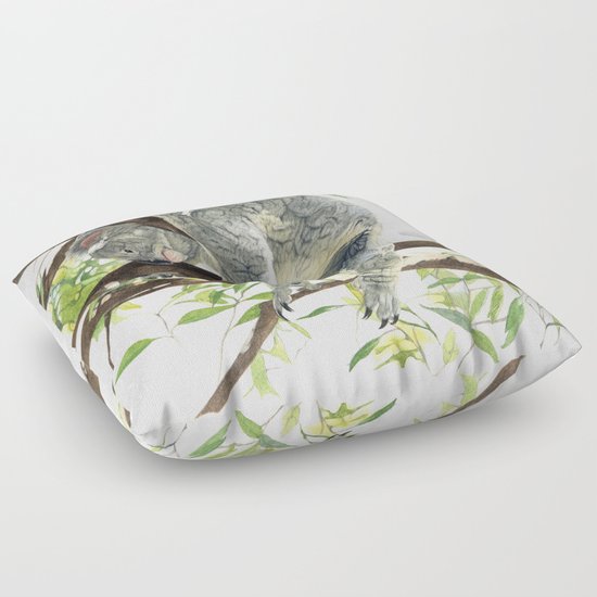 Koala Floor Pillow by Patrizia Donaera ILLUSTRATIONS Society6