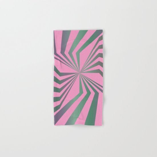 Broken Lines - Optical games Hand & Bath Towel