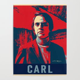 Carl Sagan Art Poster